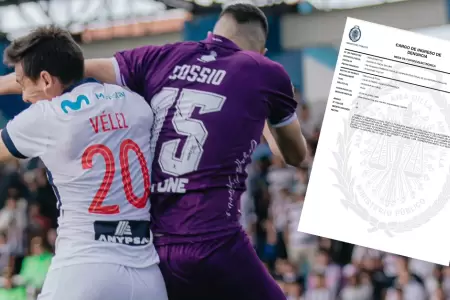 Socios de Alianza Lima presentaron denuncia contra los �rbitros.