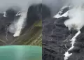 �Impresionante! Avalancha sorprende a turistas que visitaban la laguna Humantay en Cusco