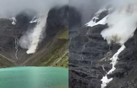 Avalancha sorprende a turistas en Cusco