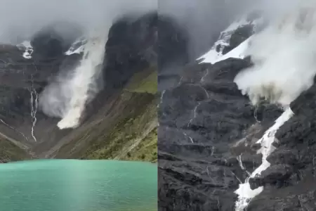 Avalancha sorprende a turistas en Cusco