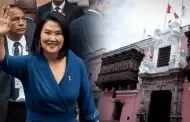 Keiko Fujimori llega a Palacio de Torre Tagle: Presidenta electa esperar� Comisi�n de Anuncio del Congreso