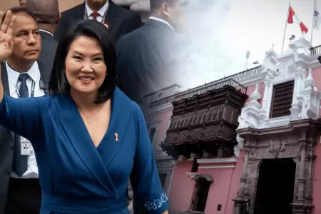 Keiko Fujimori llega a Palacio de Torre Tagle