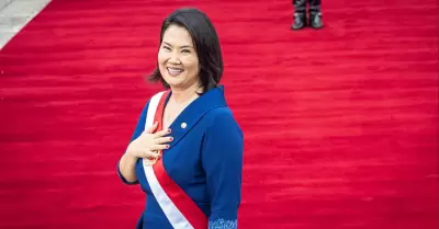 La presidenta lleg� a palacio.