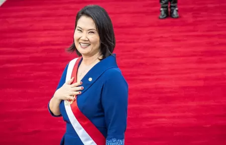 La presidenta lleg� a palacio.