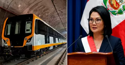 Keiko Fujimori anuncia que culminar� L�nea 2 del Metro de Lima e impulsar� ese s