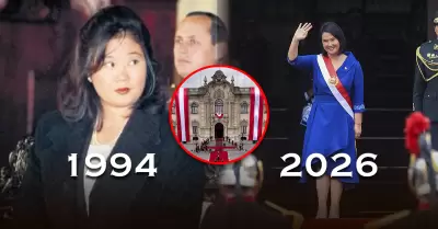 Keiko Fujimori fue primera dama a los 19 a�os; hoy, presidenta a los 51.