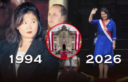 Keiko Fujimori fue primera dama a los 19 a�os; hoy, presidenta a los 51.