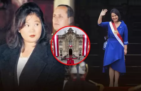 Keiko: primera dama a los 19 a�os; hoy, presidenta a los 51