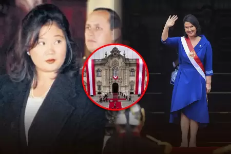 Keiko: primera dama a los 19 a�os; hoy, presidenta a los 51