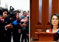 Keiko Fujimori ratifica su compromiso con la independencia de poderes, la libertad de expresi�n y de prensa