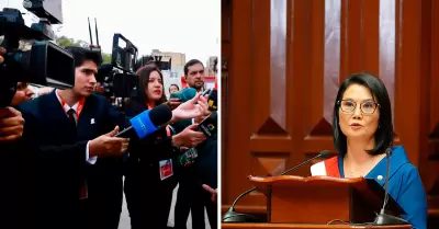 Keiko respetar� la libertad de expresi�n y de prensa.