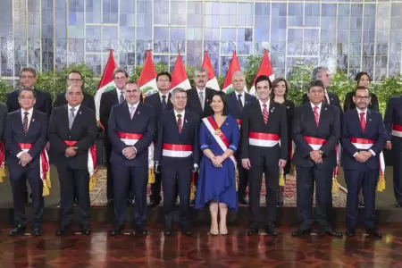 El nuevo gabinete jur� hoy.