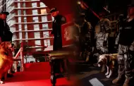 Brigada Canina de la Policía Nacional del Perú realizó exhibiciones en la antesala del Desfile Cívico Militar 2026