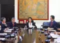 La presidenta de la Rep�blica, Keiko Fujimori, encabeza su primera sesi�n del Consejo de Ministros