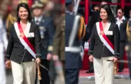 La presidenta Keiko Fujimori asistió a la Gran Parada y Desfile Cívico Militar 2026 luciendo un conjunto de diseñadores peruanos