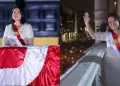 Keiko Fujimori protagoniz� su primer balconazo como presidenta de la Rep�blica