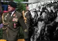 Ministro del Interior, C�sar Astudillo, desfil� junto a comandos de Chav�n de Hu�ntar en Fiestas Patrias