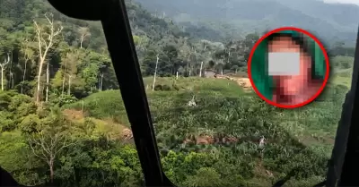 El operativo se dio en la zona VRAEM del Cusco.