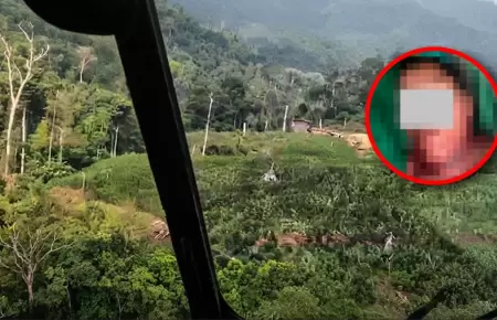 El operativo se dio en la zona VRAEM del Cusco.