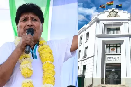Fiscal�a de Bolivia ordena la captura de Evo Morales por protestas de mayo y jun