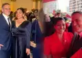 Mark Vito y Lesli Echavarr�a sorprenden tras acompa�ar a Keiko Fujimori en cena de gala y Parada Militar
