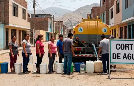 Corte de agua en diversos distritos de Lima.