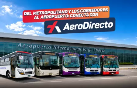 Metropolitano y corredores conectan con AeroDirecto