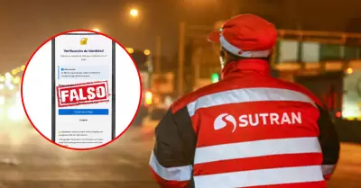 Sutran alerta sobre falsa modalidad de estafa