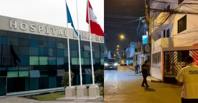 Joven fue baleado y se encuentra en el Hospital Luis Negreiros Vega.