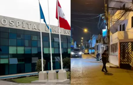 Joven fue baleado y se encuentra en el Hospital Luis Negreiros Vega.