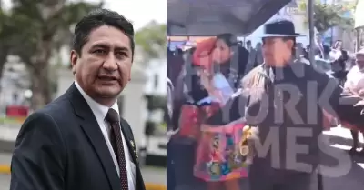 Vladimir Cerr�n reaparece en el ojo p�blico bailando en fiesta en Huancayo