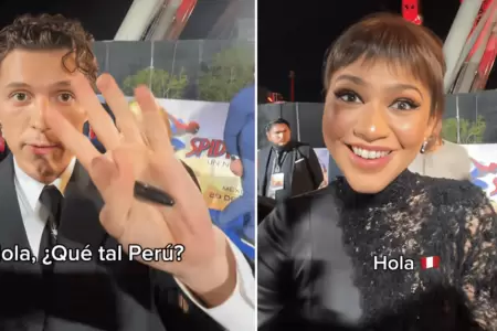 Tom Holland y Zendaya sorprenden al enviar saludos a Per�