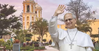 Sede de la misa del papa Le�n XIV