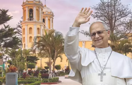 Sede de la misa del papa Le�n XIV