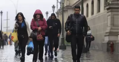 Senamhi alerta descenso de temperatura nocturna