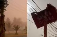 Ica: vientos Paracas provocan tormenta de arena y obligan a suspender vuelos de avionetas