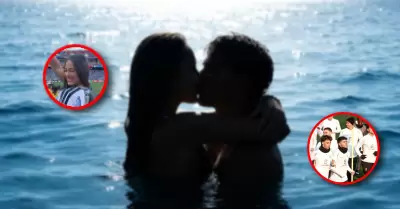 La pareja fue captada por medios internacionales.
