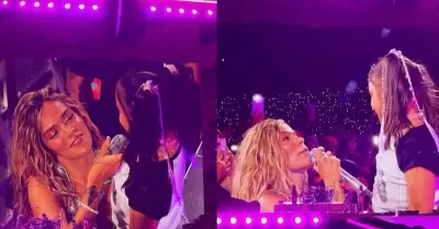 Karol G es sorprendida por ni�a que le pide cantar un tema de Shakira