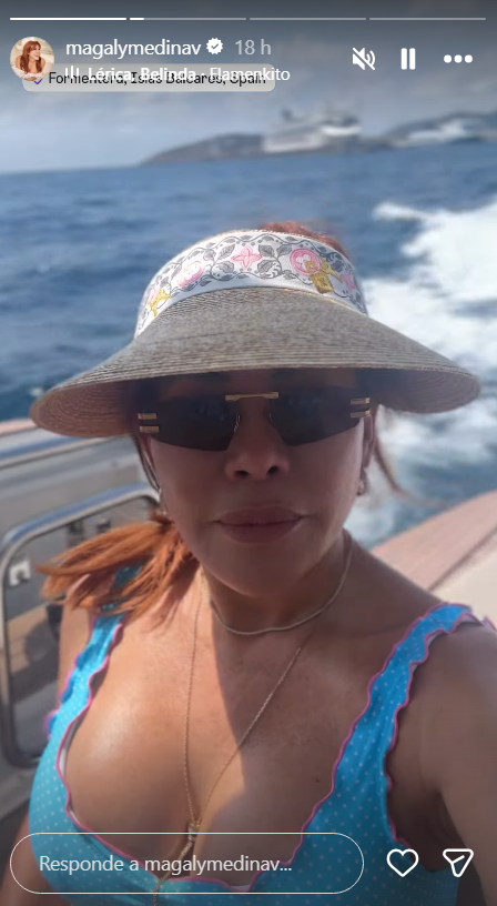 Magaly disfruta sus vacaciones por Europa