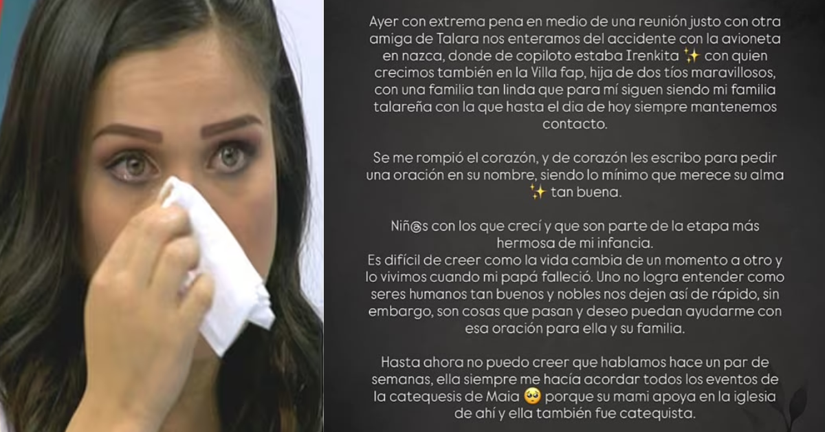 Comunicado de Andrea San Martín