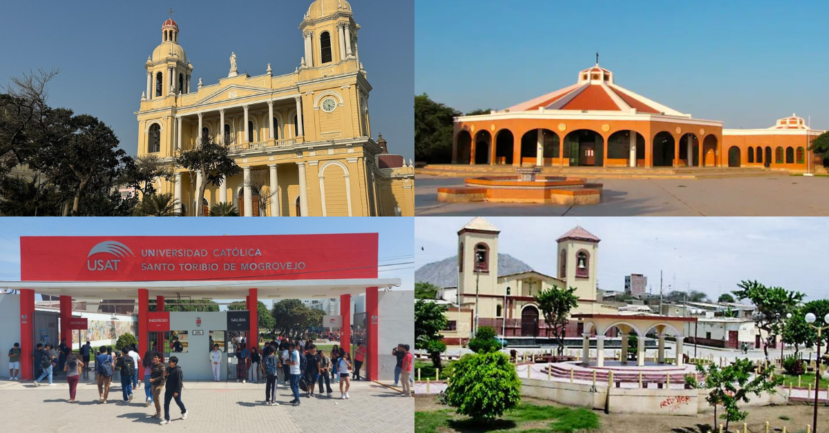 Algunos puntos de visita del Santo Padre en la ciudad de Chiclayo