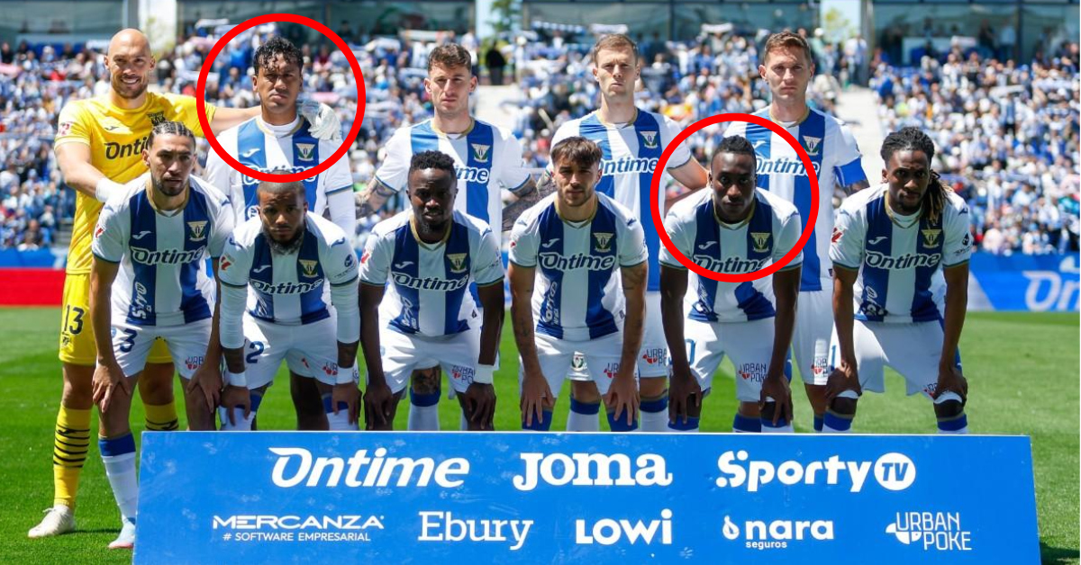 Renato Tapia y Yan Diomande coincidieron en el Leganés en la temporada 2024-25