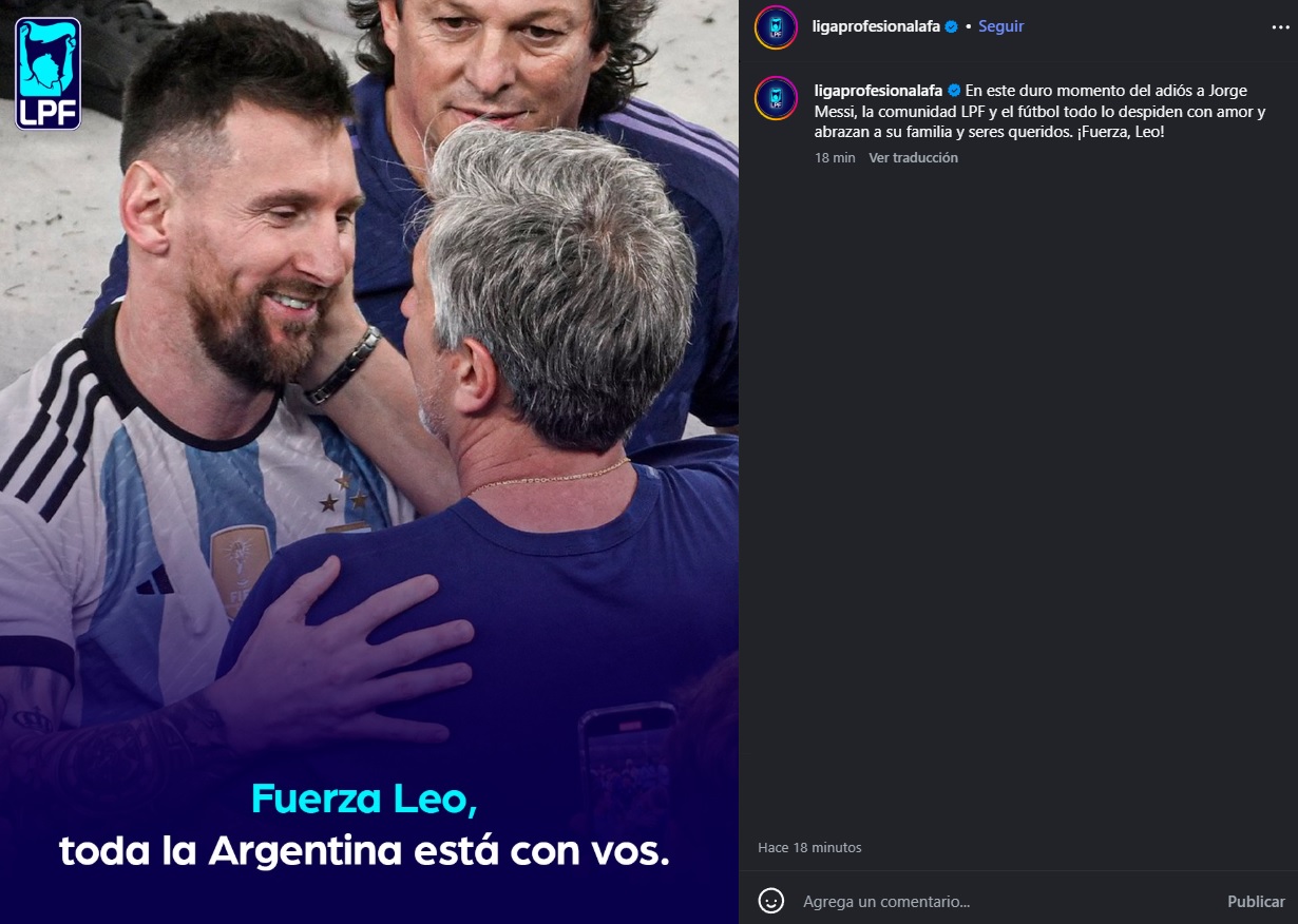 Muere padre de Lionel Messi