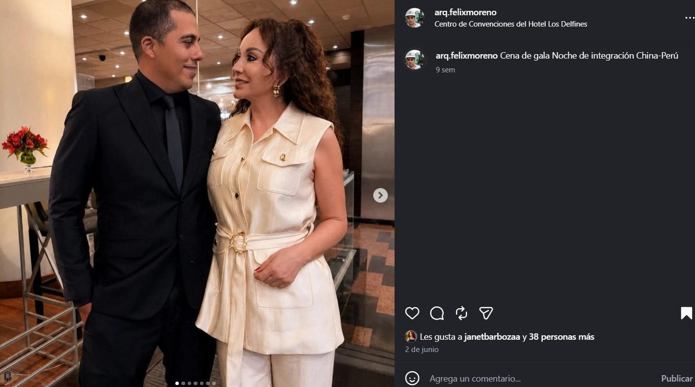 Janet Barboza y F�lix Moreno
