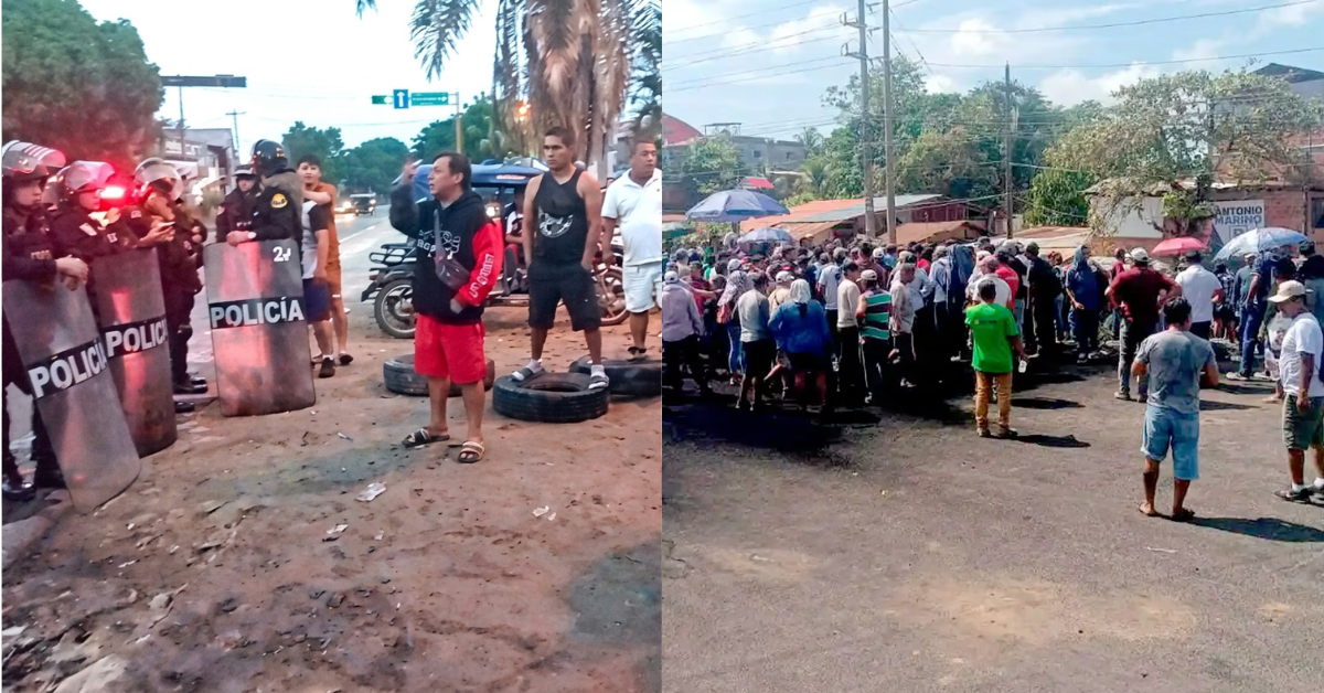 En Loreto y Ucayali las manifestaciones han sido más intensas y con mayor volumen de gente