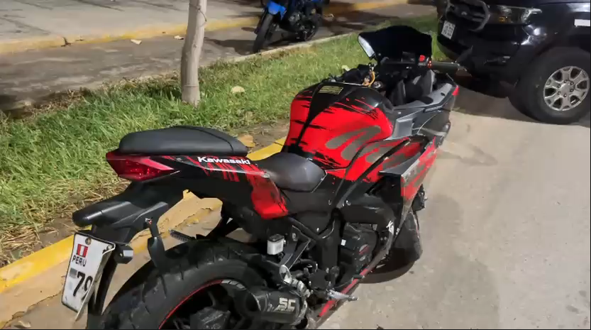 As� fue hallada la motocicleta del fatal accidente