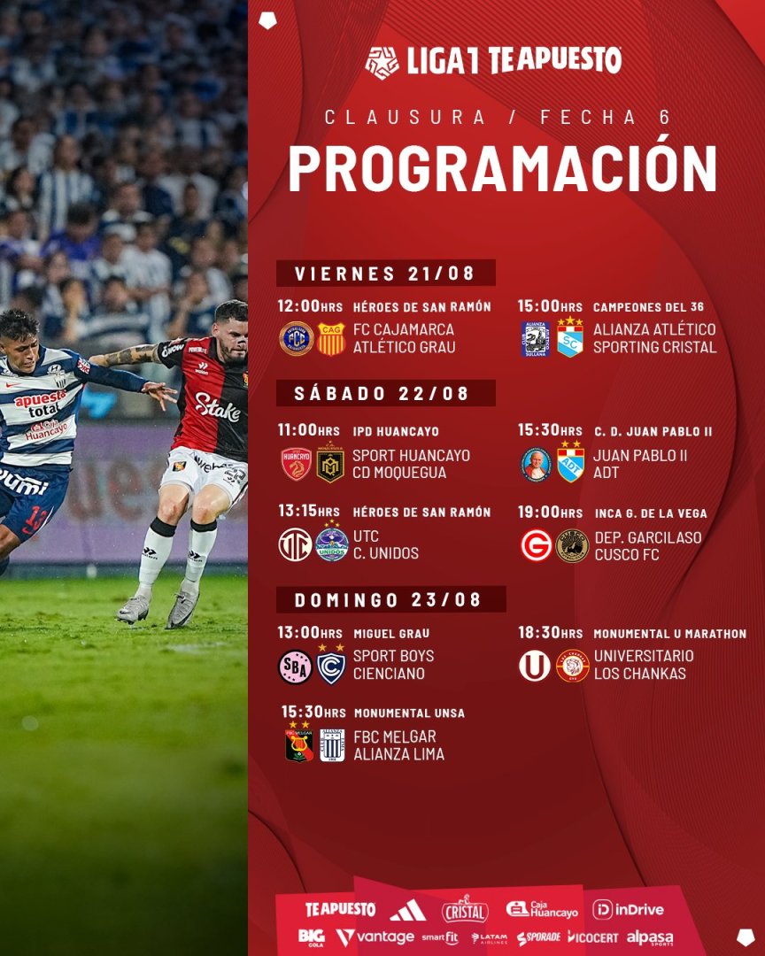 Fecha 6 del Torneo Clausura 2026
