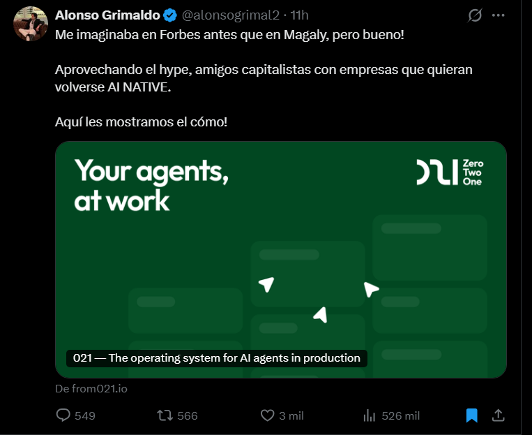 Alonso Grimaldo se pronuncia tras ampay con Carla Campos