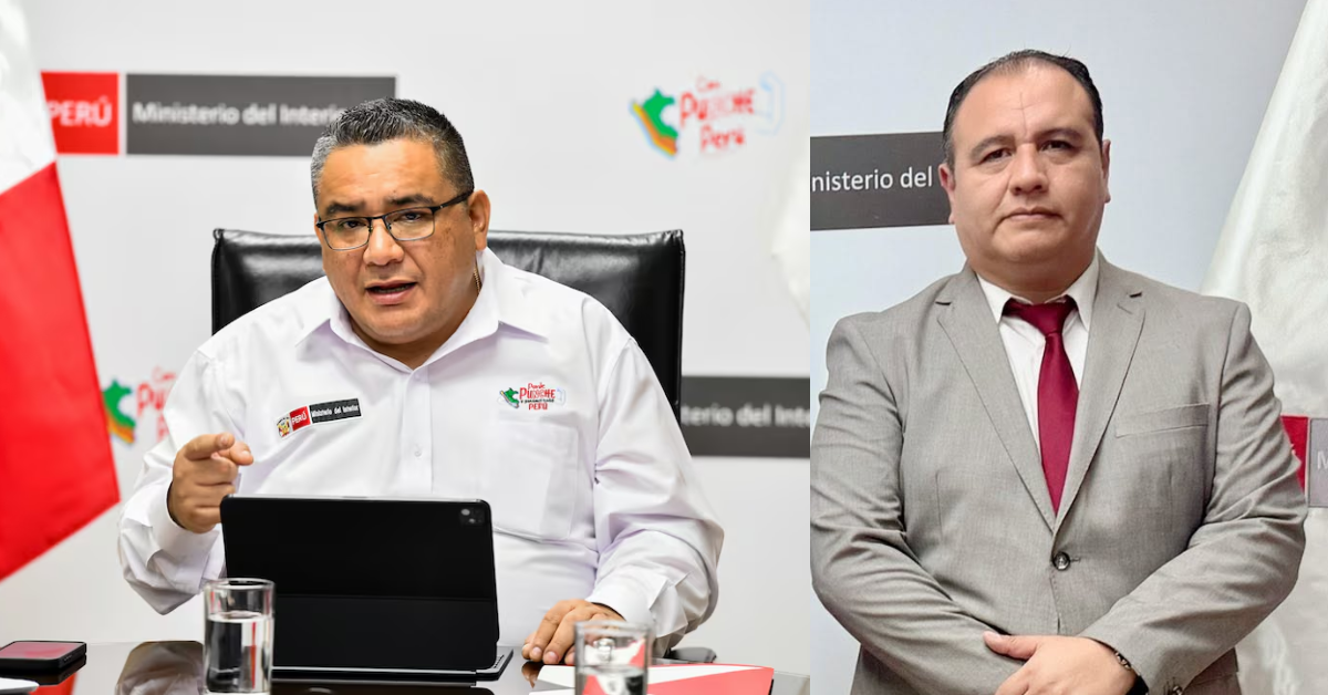 Juan Jos� Santiv��ez y Anatoly Bedri�ana coincidieron en funciones en Mininter