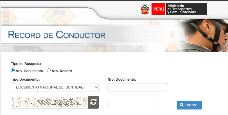 Récord de Conductor del MTC